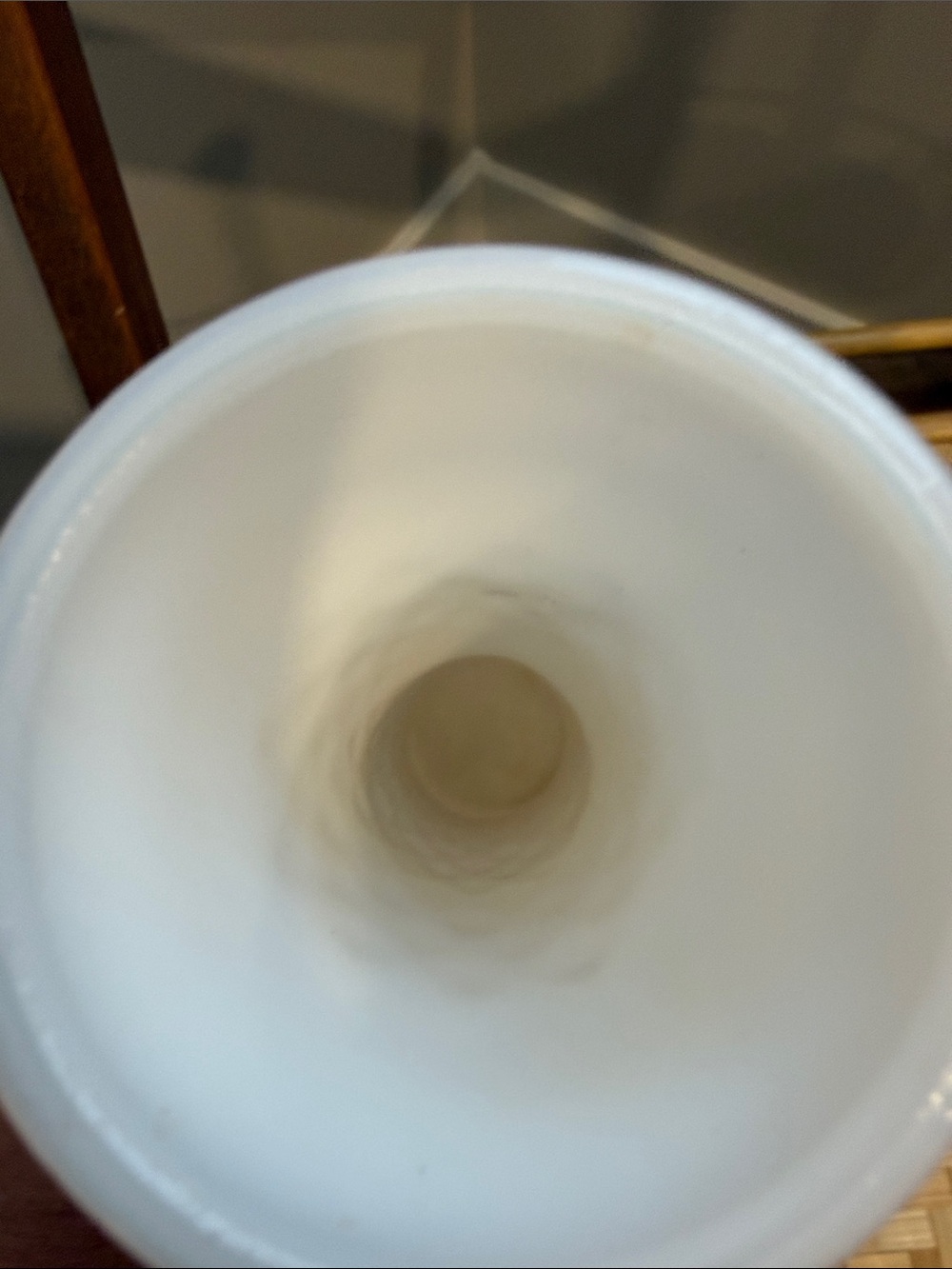 White Milk Glass Bud Vase Set Different Sizes - Picture 5 of 12